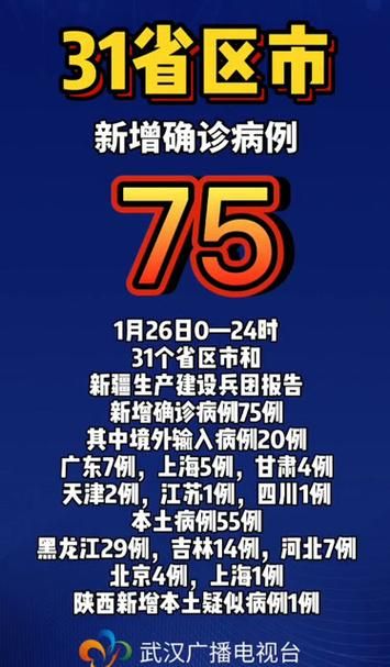 31省份新增确诊18例含本土3例/31省份新增确诊75例 含本土55例