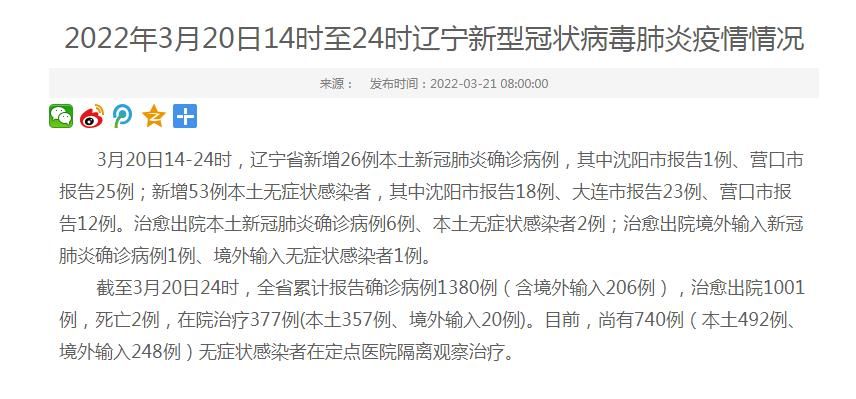 一张图看懂辽宁营口昨日最新通报(辽宁营口新增1例本土病例)