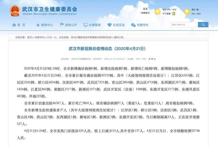 湖北省武汉市近期无新增境外输入(武汉新增境外输入1例)