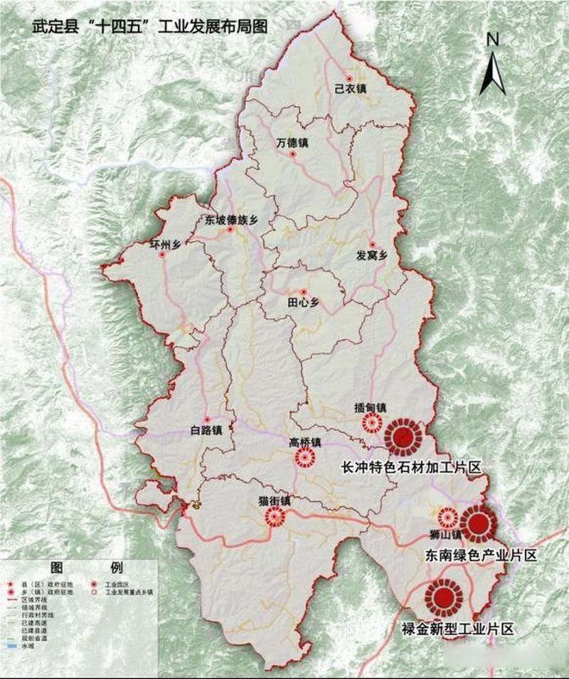 云南省楚雄彝族自治州武定县累计报告本土确诊30例/楚雄州武定县村庄地图
