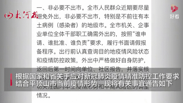包含河南省平顶山市平顶山高新技术产业开发区首例核酸阳性来源公布的词条