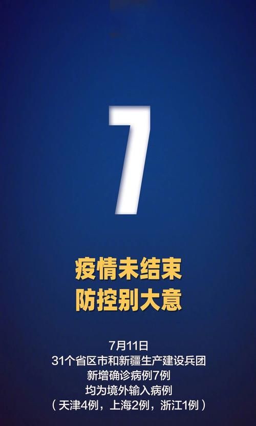 【1地新增境外输入7例,31省区市新增7例境外输入 视频】