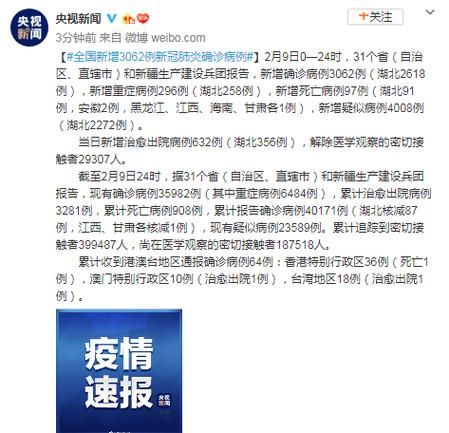 31省份新增9例死亡病例涉24省市/国内新增死亡病例