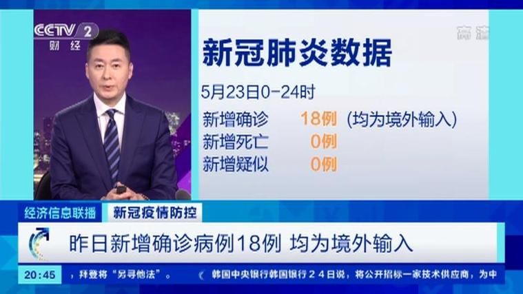 31省份新增18例均为境外输入/31省份新增18境外输入确诊