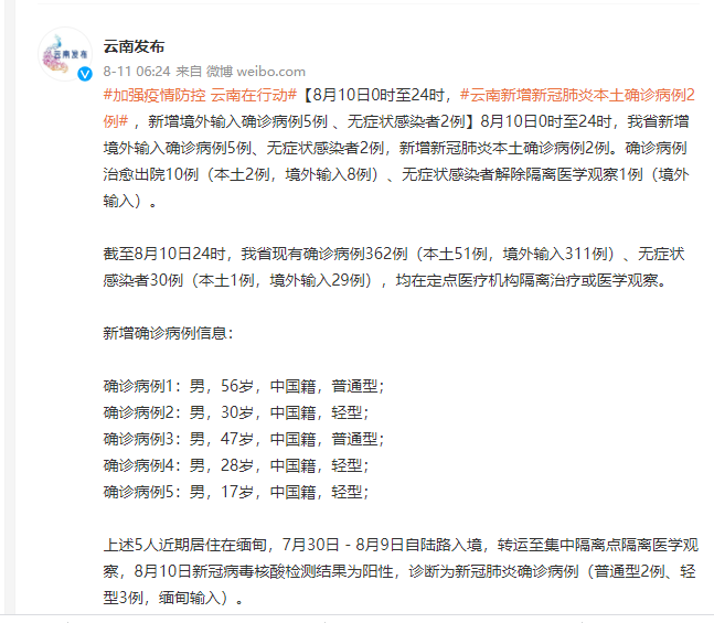 云南临沧镇康县新增10例境外输入，从境外抵昌吉回族自治州:云南省临沧市镇康县属于高风险地区吗