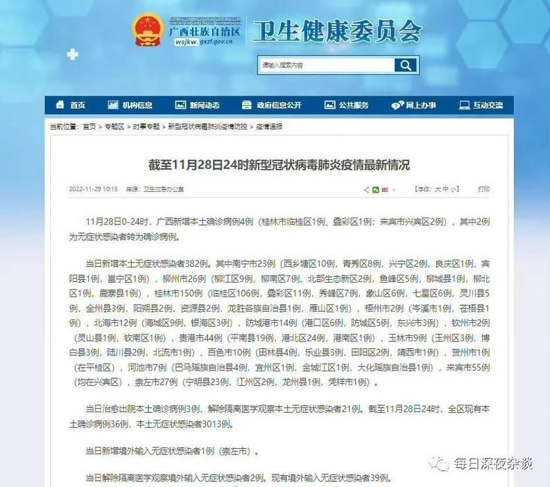 【柳州市新增18例核酸阳性及16例无症状,柳州新增2例】