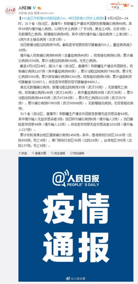 31省市近3天新增8例本土确诊/31省区市新增4例本土病例 新闻