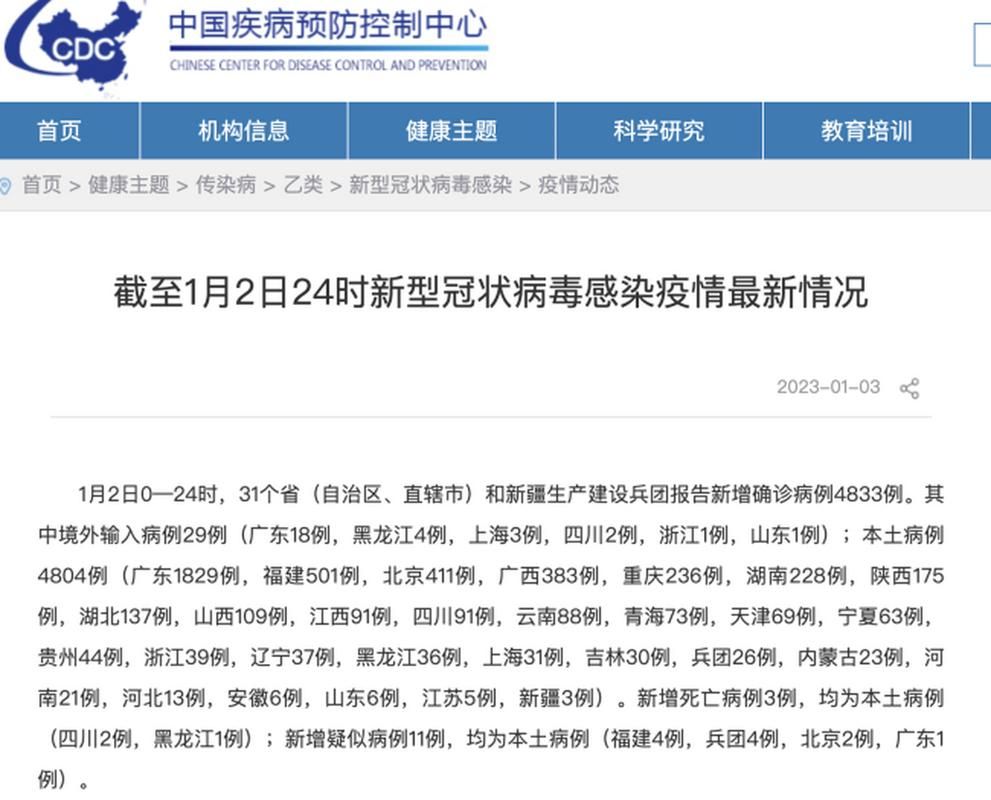 31省份今冬新增3例本土确诊(31省份新增10例确诊 1例为本土病例)